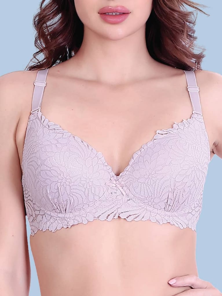 Net Elegance Padded Full Coverage Bra view 2