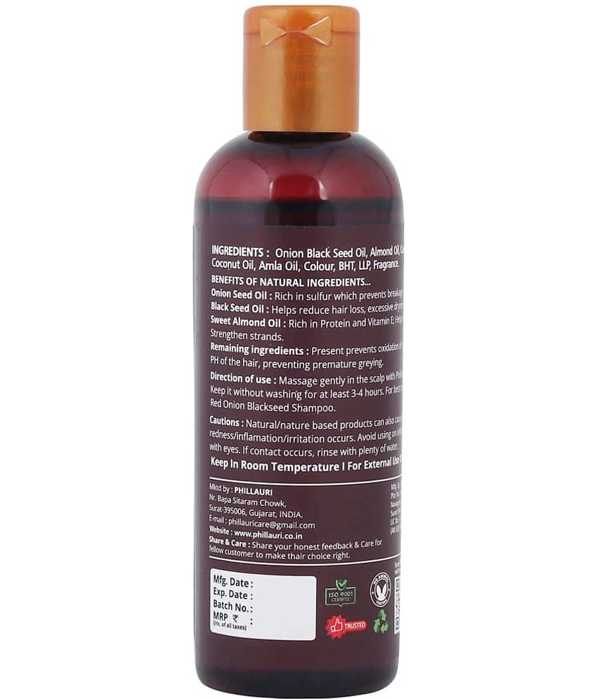Phillauri - Hair Growth Onion Oil 400 ml ( Pack of 4 ) view 2
