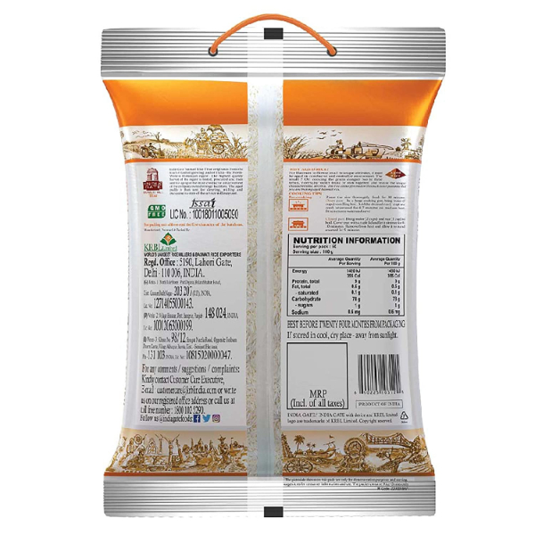 India Gate Tibar Basmati Rice 5 Kg view 2