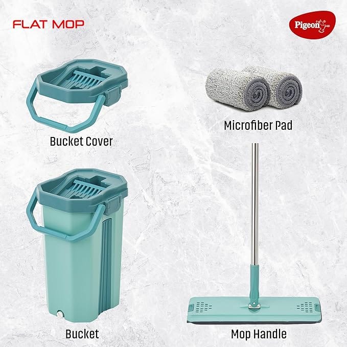 Easy Wring Spin Mop and Bucket Floor Cleaning System view 2
