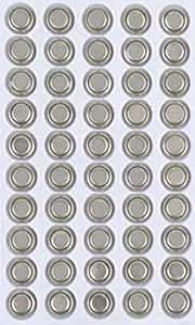 LR1130 AG10 389A 1.5v Alkaline Button Cell Batteries for Compatible Electronic Devices (Pack of 50 Batteries) view 2