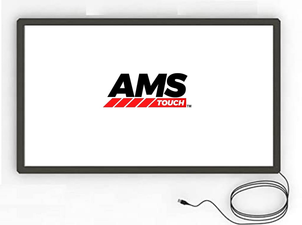 55" AMS Infrared Touchscreen Overlay Without Glass, 40 Finger Multi-Touch Points with Gesture Support, USB-HID Plug & Play view 2