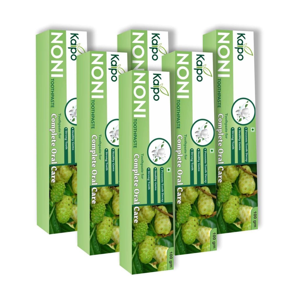 Kaipo Noni Toothpaste - Toothpaste for Complete Oral Care : 100gms : Pack of 6 view 2