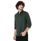 Mufti Green Slim Fit Casual Shirt view 2