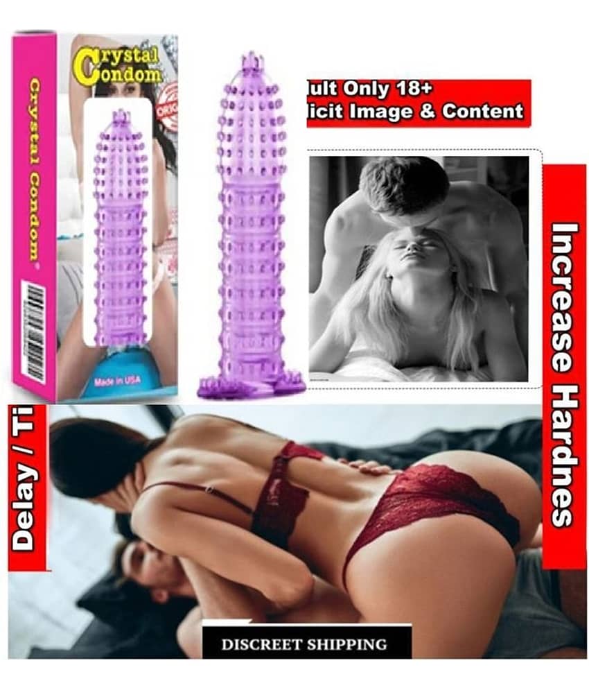 Crystal Dotted Condom for men, Reusable silicone penis sleeves
