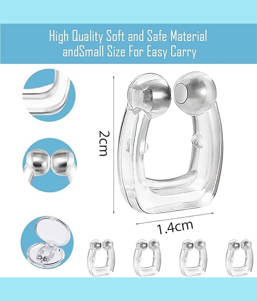 Purple Dust Anti Snoring Nose Clip Devices for Men and Women, Snoring stopper, Snore Free Magnetic Nose Clip, Snoring Solution view 2