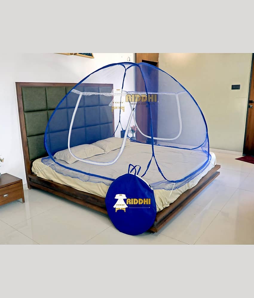 Riddhi Mosquito Net - Blue Polyester Tent Mosquito Net ( Pack of 1 ) view 2