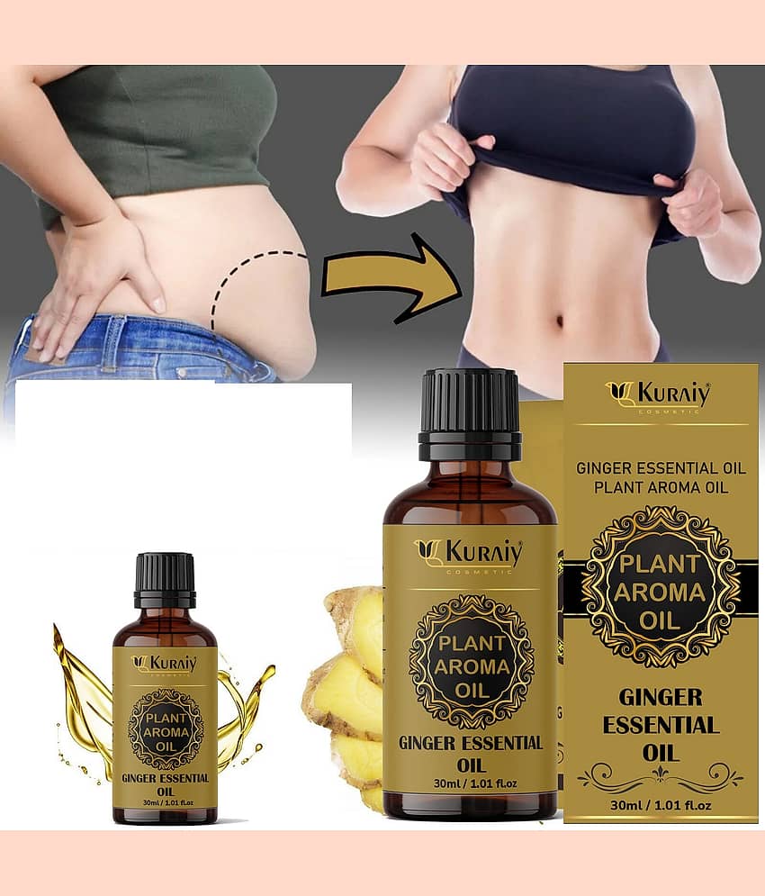 KURAIY Tummy Ginger Oil, For Belly Drainage Ginger Oil For Belly / Fat Reduction For Weight view 2