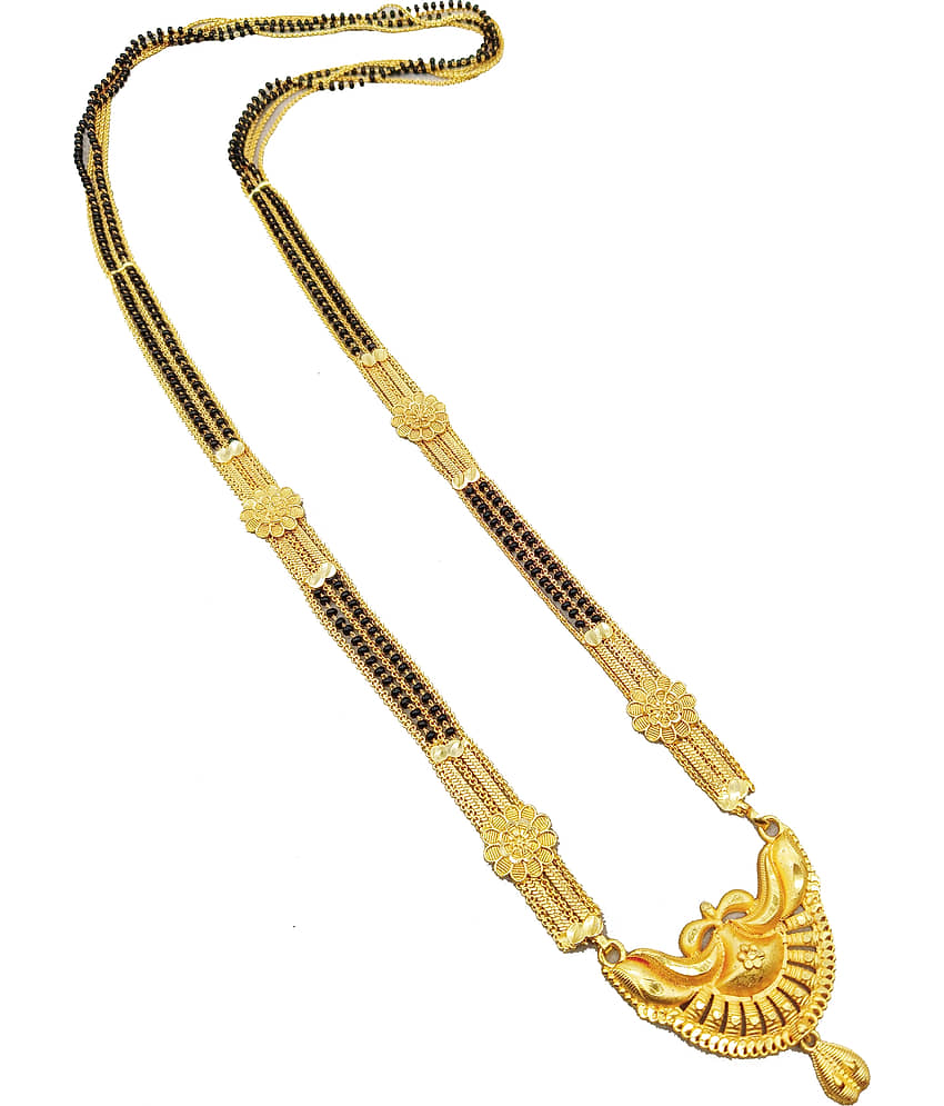 JIPPA - Golden Mangalsutra ( Pack of 1 ) view 2