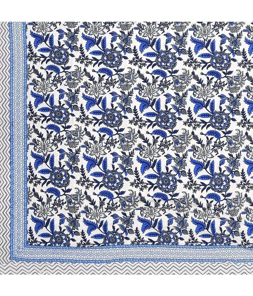 Uniqchoice Cotton King Bedsheet ( Blue ) view 2
