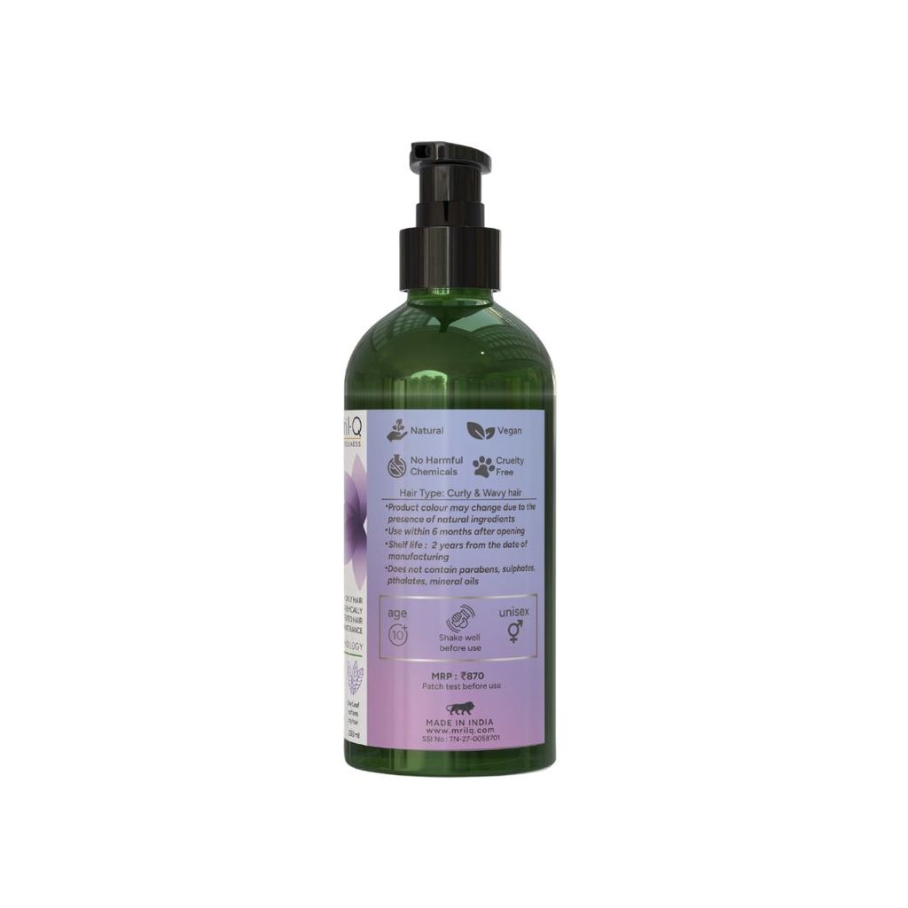 MrilQ Violet Breeze | Conditioning Shampoo | Dry, Curly, Chemically Treated Hair | Sulphate, Paraben & SLS Free view 2