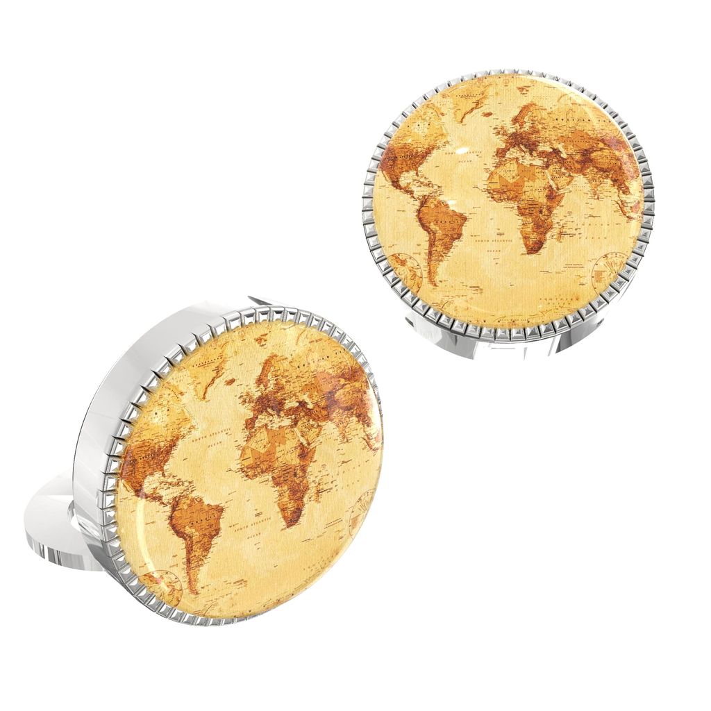 The Smart Buttons - Shirt Button Cover Cufflinks for Men - Atlas Style view 2