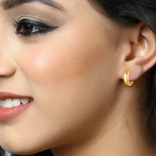 Vivastri Stylish Alloy Gold Plated Bali Earrings for Women & Girls [VIVA2546ERG] view 2