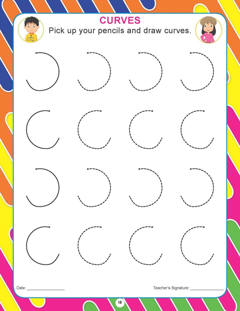Nursery Pattern Writing Book for Age 2- 5 Years | Early Learning Books [Paperback] Dreamland Publications [Paperback] Dreamland Publications view 2