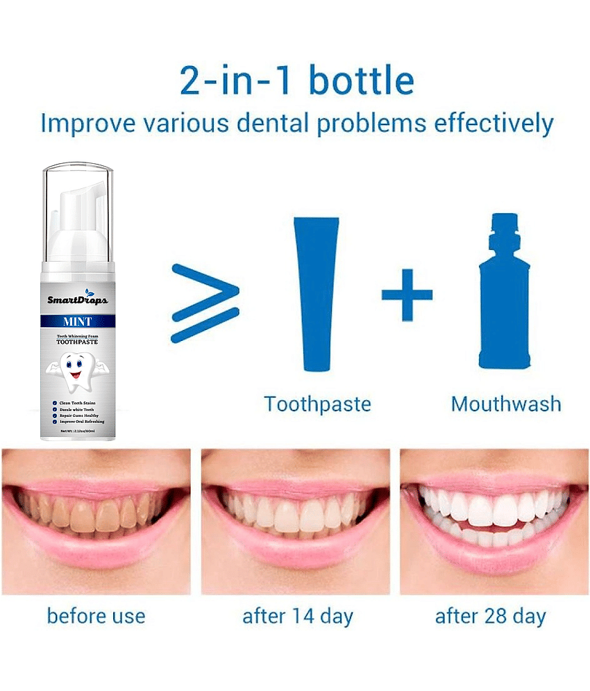 Smartdrops Whitening Toothpaste Pack of 1 view 2