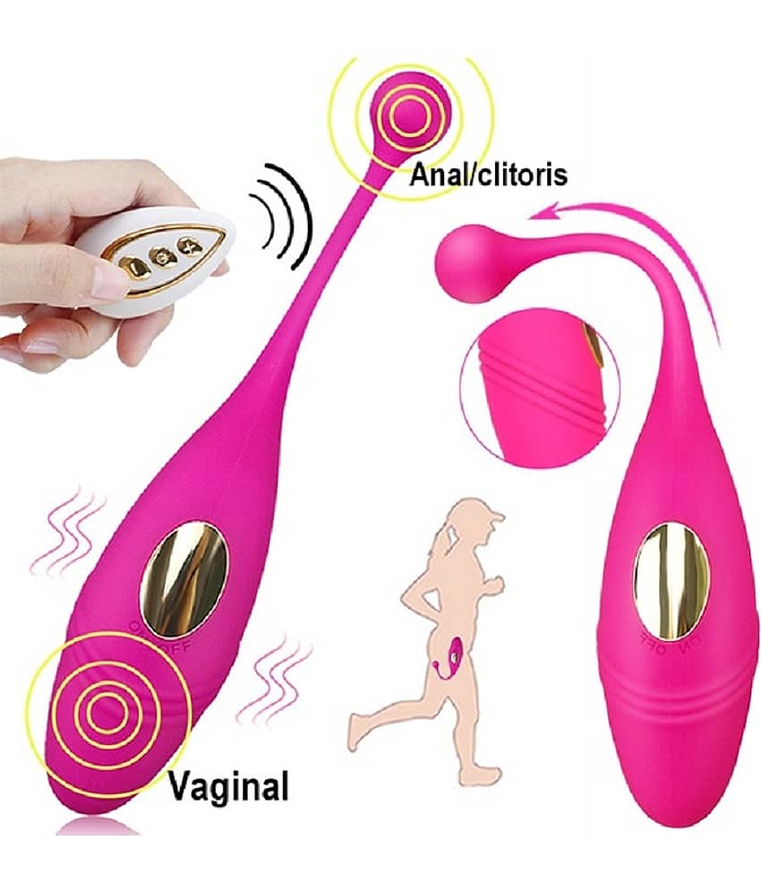 WIRELESS REMOTE CONTROLLED FISH SHAPED VIBRATING EGG IN 10 VIBRATION MODES WITH USB CHARGING OPTION SEX TOY FOR WOMEN (LOW PRICE)