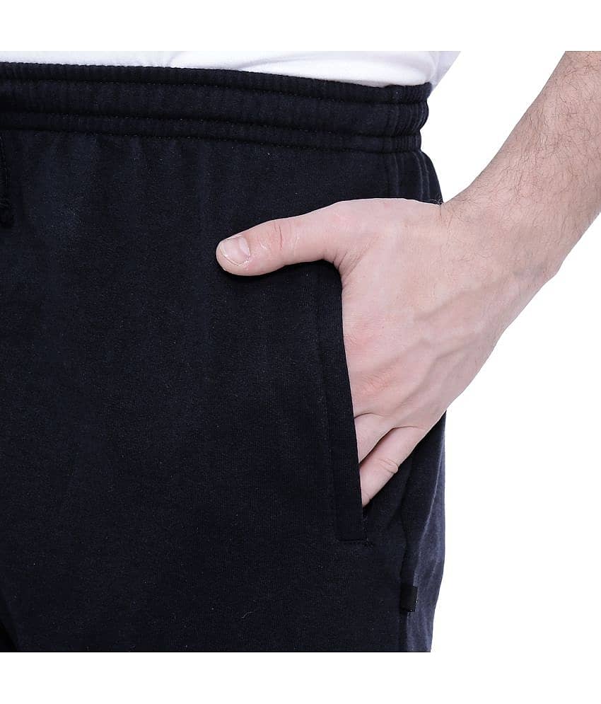 Neo Garments Black Cotton Blend Men's Joggers ( Pack of 1 ) view 2