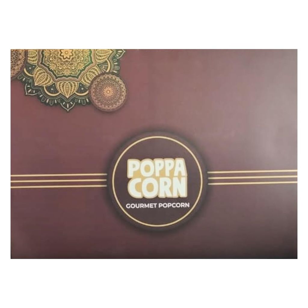 POPPACORN Gourmet Popcorn Gift Hamper, Salted Caramel, Nutty Choco Delight, Butter Toffee, Choco Crunch in Tin, Microwave Popcorn 100g/Pouch x 10, 33g/Pouch x 10, Instant Popcorn 70g/Pouch x 10 Pack of 40 view 2