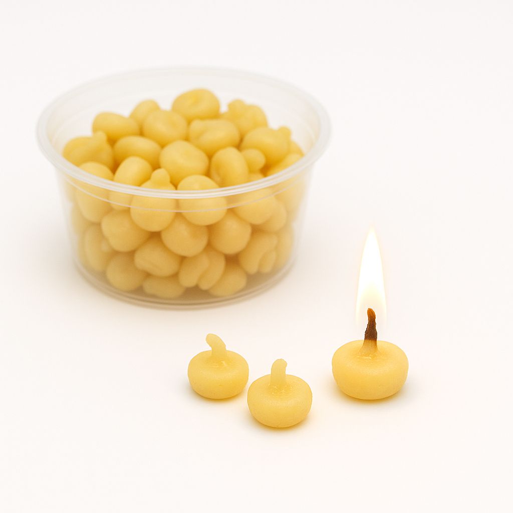 Pure Ghee Batti 2g – Pack of 100 | Ready-to-Use for Puja & Festivals | EYA Garden view 2