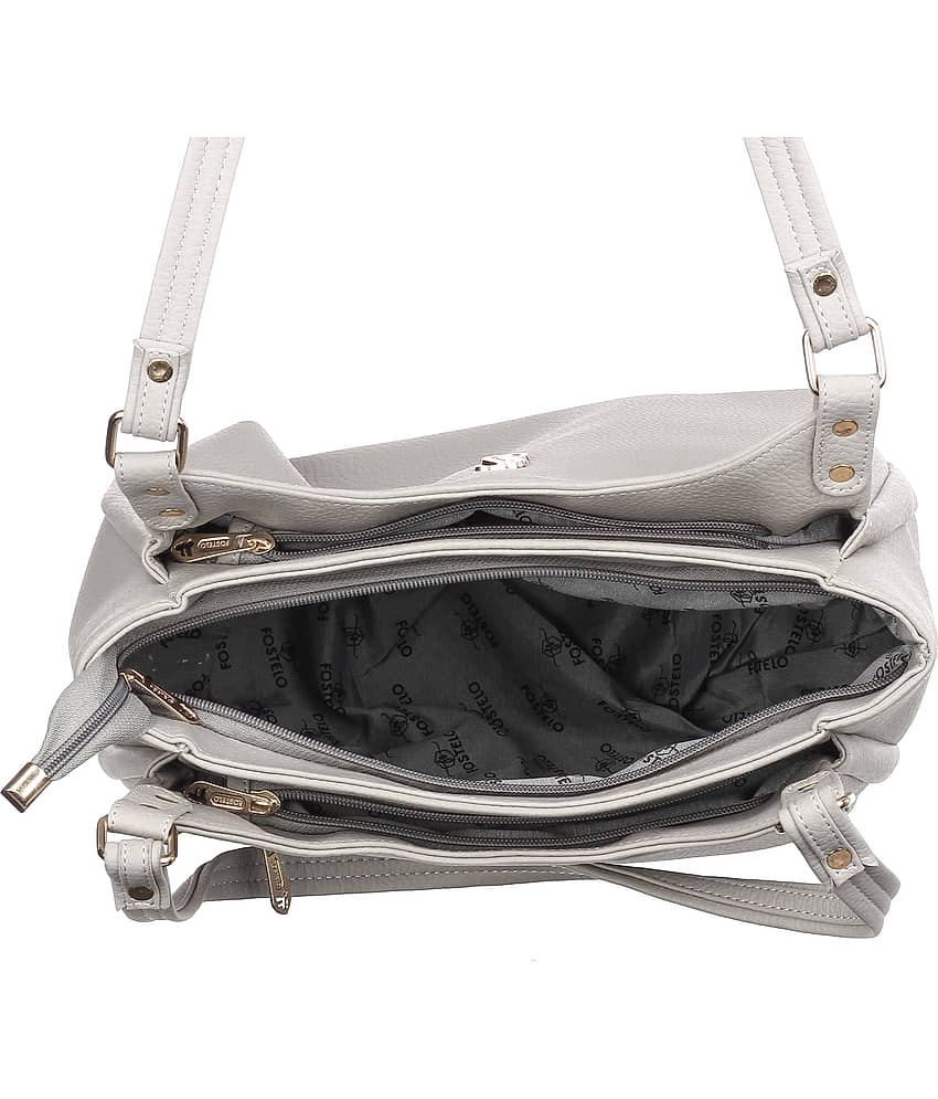 Fostelo Shoulder Bag PU Set of 1 ( Grey ) view 2