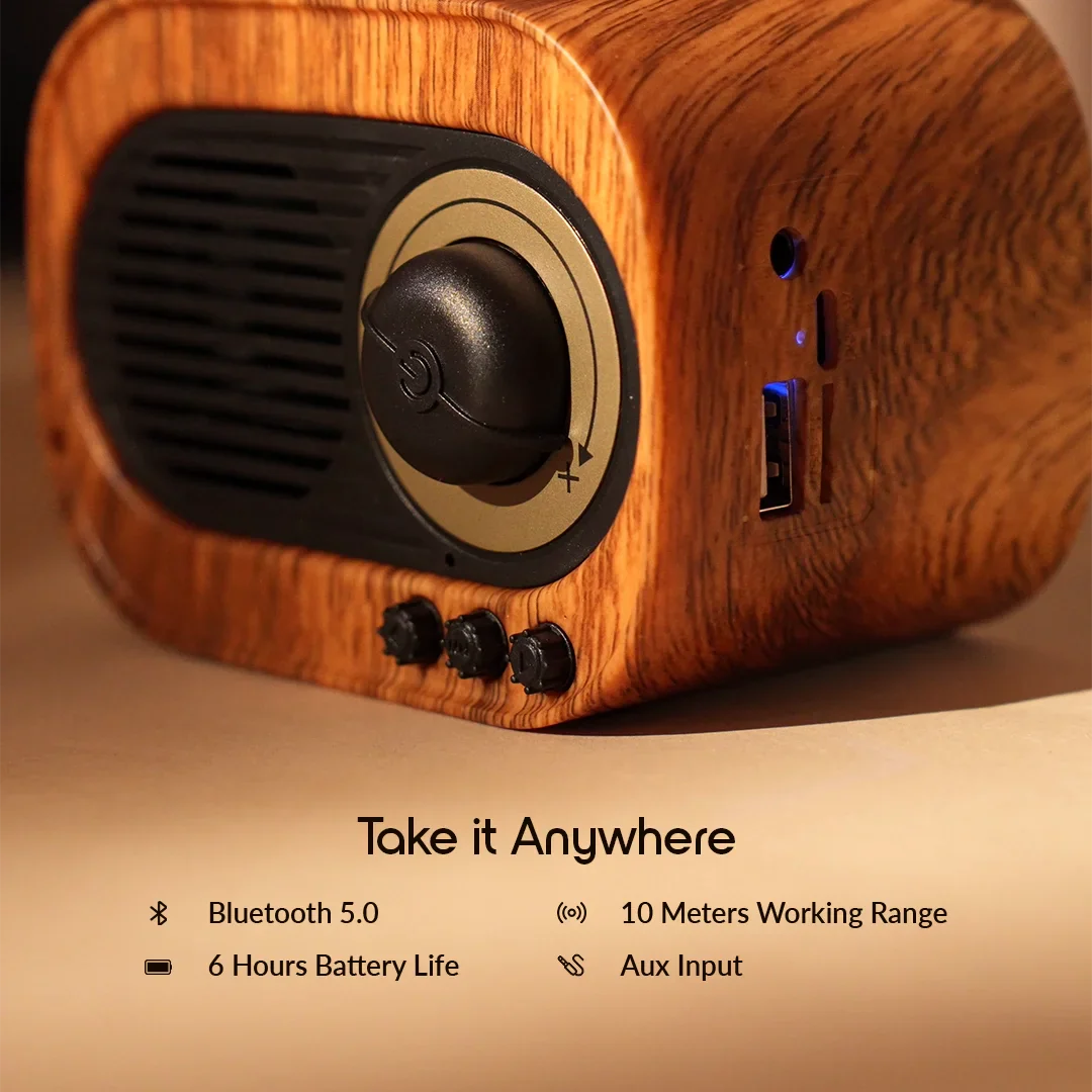 Vintage Gramophone Bluetooth Speaker view 2