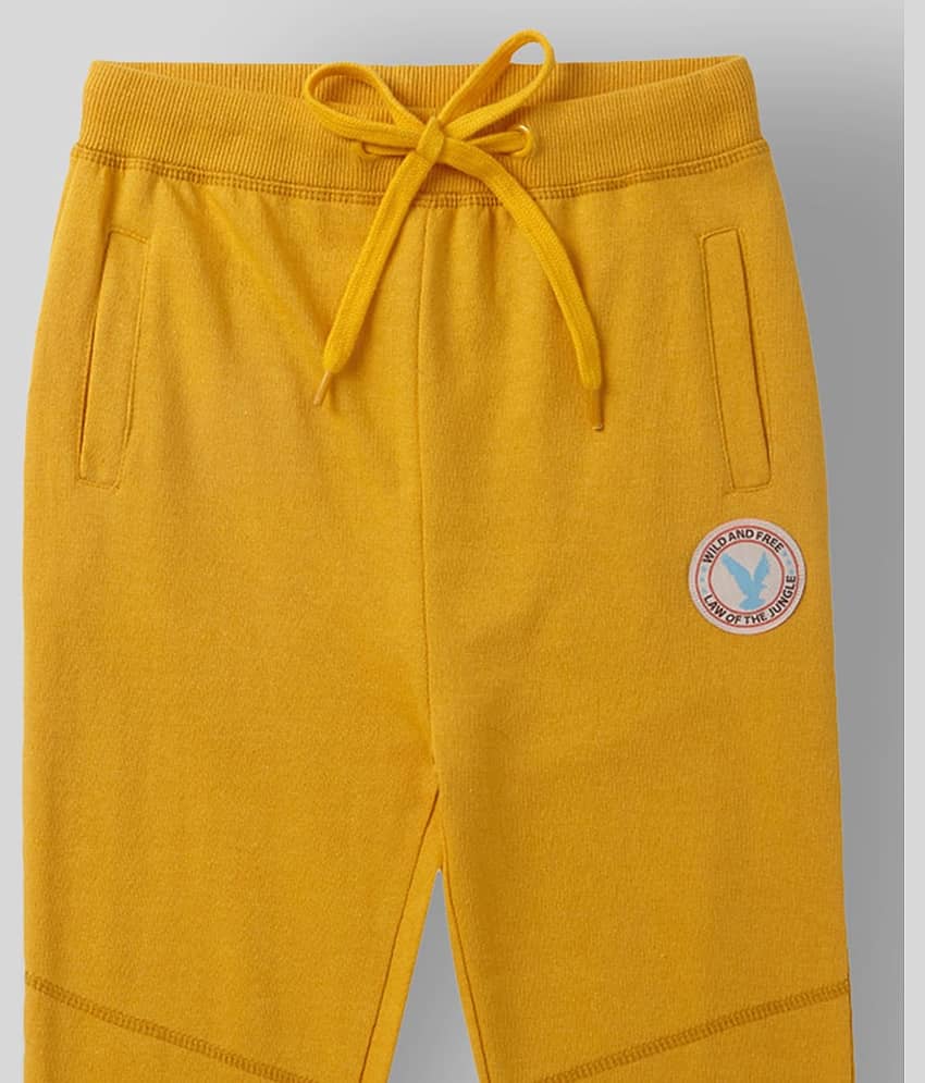 Cub Mcpaws Pack of 1 Boys Cotton Trackpant ( Yellow ) view 2