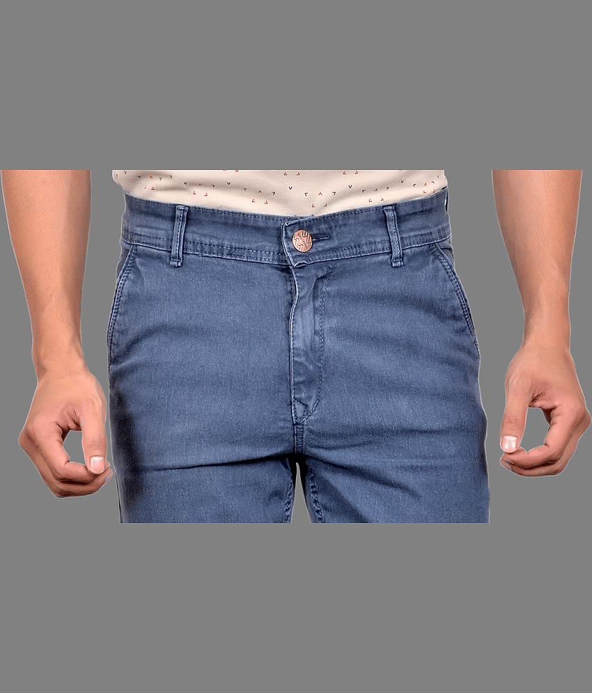 AGRAYYANA Slim Fit Solid Men's Jeans - Dark Grey ( Pack of 1 ) view 2