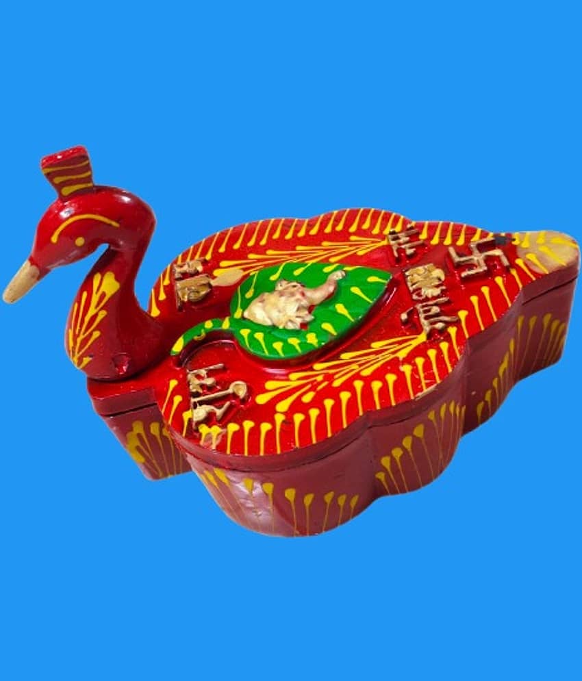 Jignisha Fashion Multipurpose Box for Haldi KumKum , Dani, Sindoor, Shagun Tikka view 2