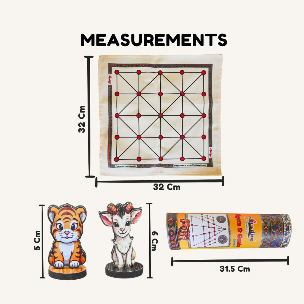 Classic Aadu Huli Level 4 Board Game view 2