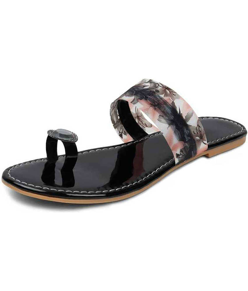 Shoestail Pink Flats view 2