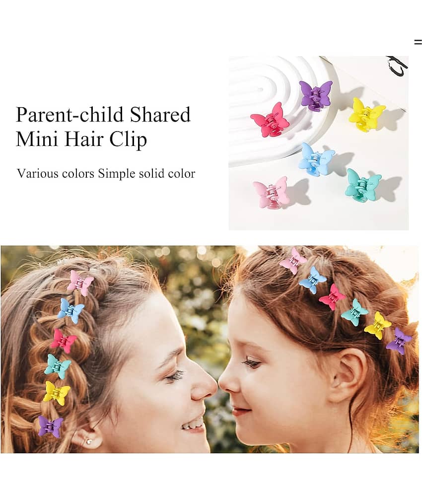 Mini Hair Clips - Tiny Claw Clips for Hair, 12 Pcs Cute Hair Accessories for Girls and Women view 2