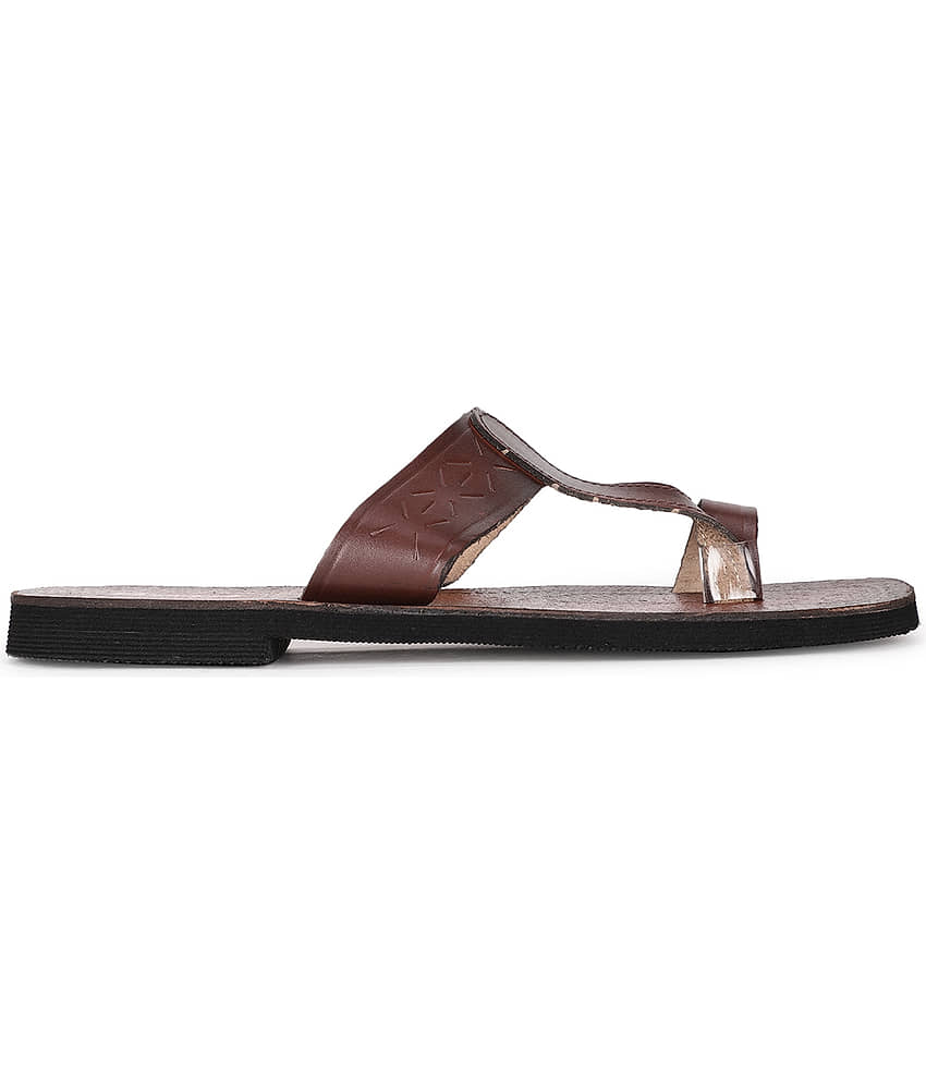 Bata - Brown Men's Sandals view 2