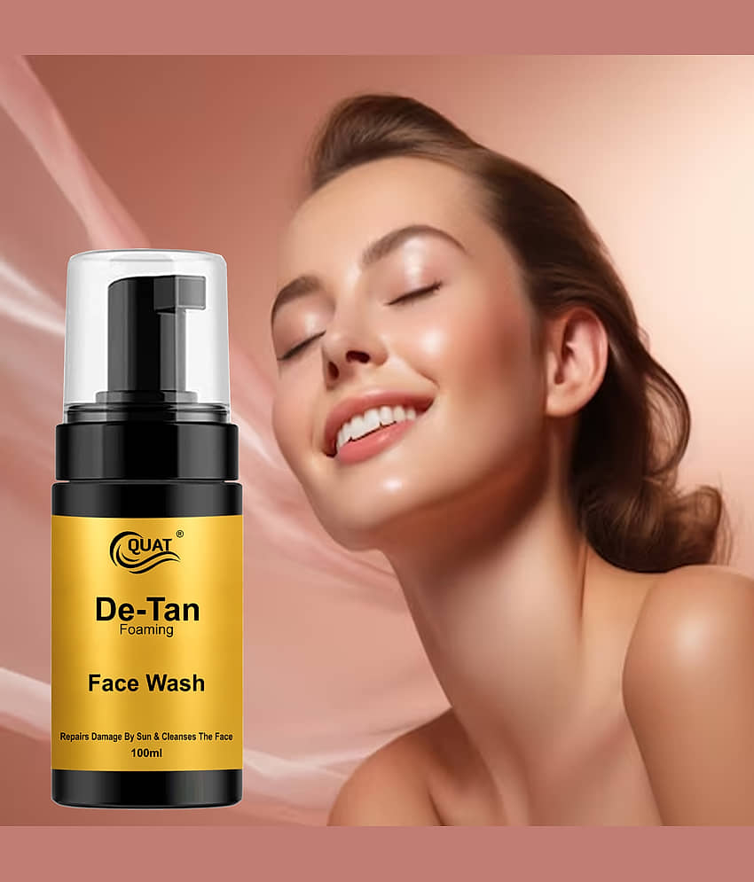 Quat - Tan Removal Face Wash + Scrub For All Skin Type ( Pack of 1 ) view 2