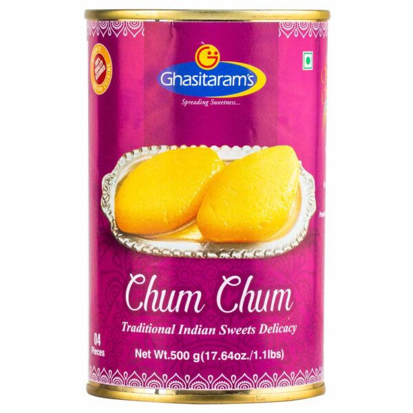 Ghasitarams Chum Chum Tin - 500 gm view 2