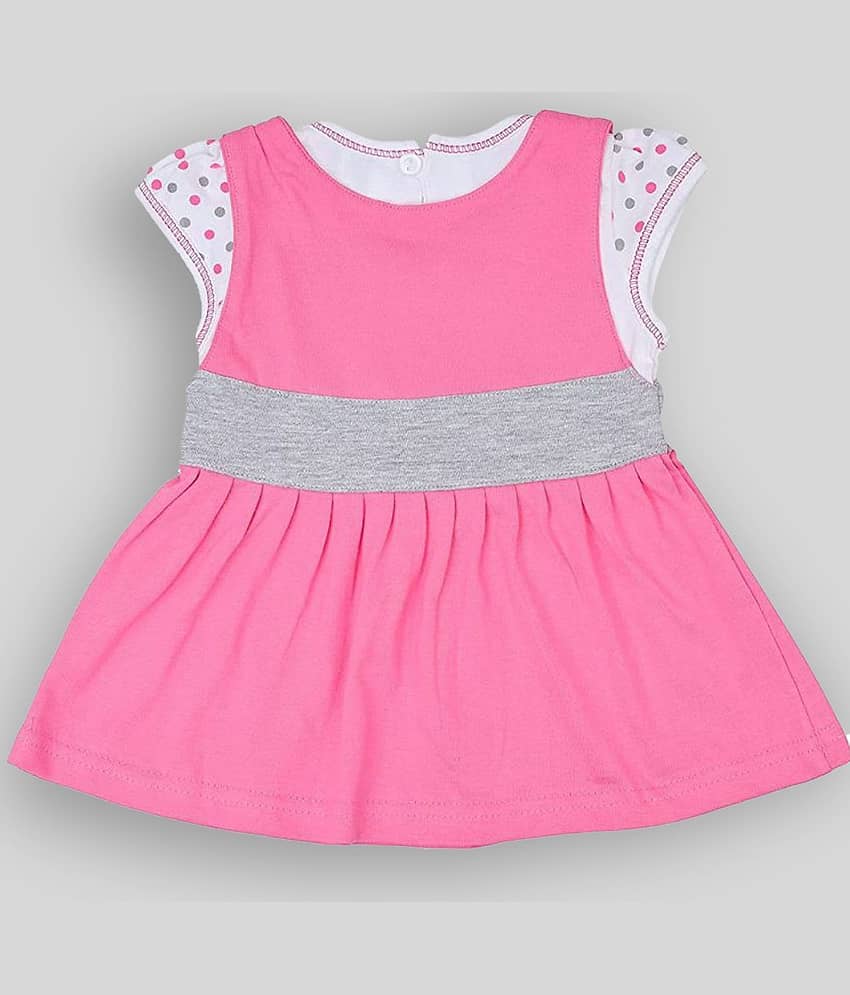NammaBaby Pack of 1 Baby Girls Cotton Blend Dresses ( Pink ) view 2