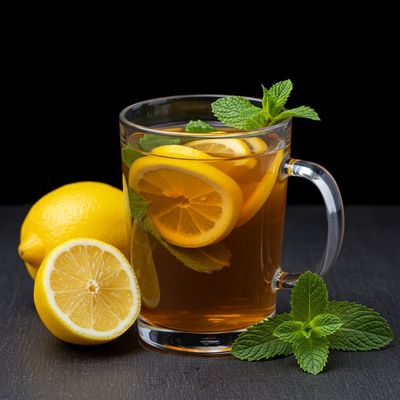 Lemon Tea With Mint