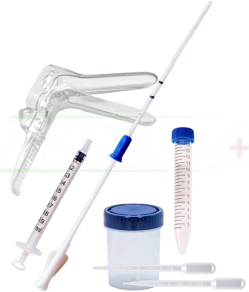 V SHAJAG IUI (17cm)Kit+Speculum+Bottle+Centri-Droppers(2pc) Catheters