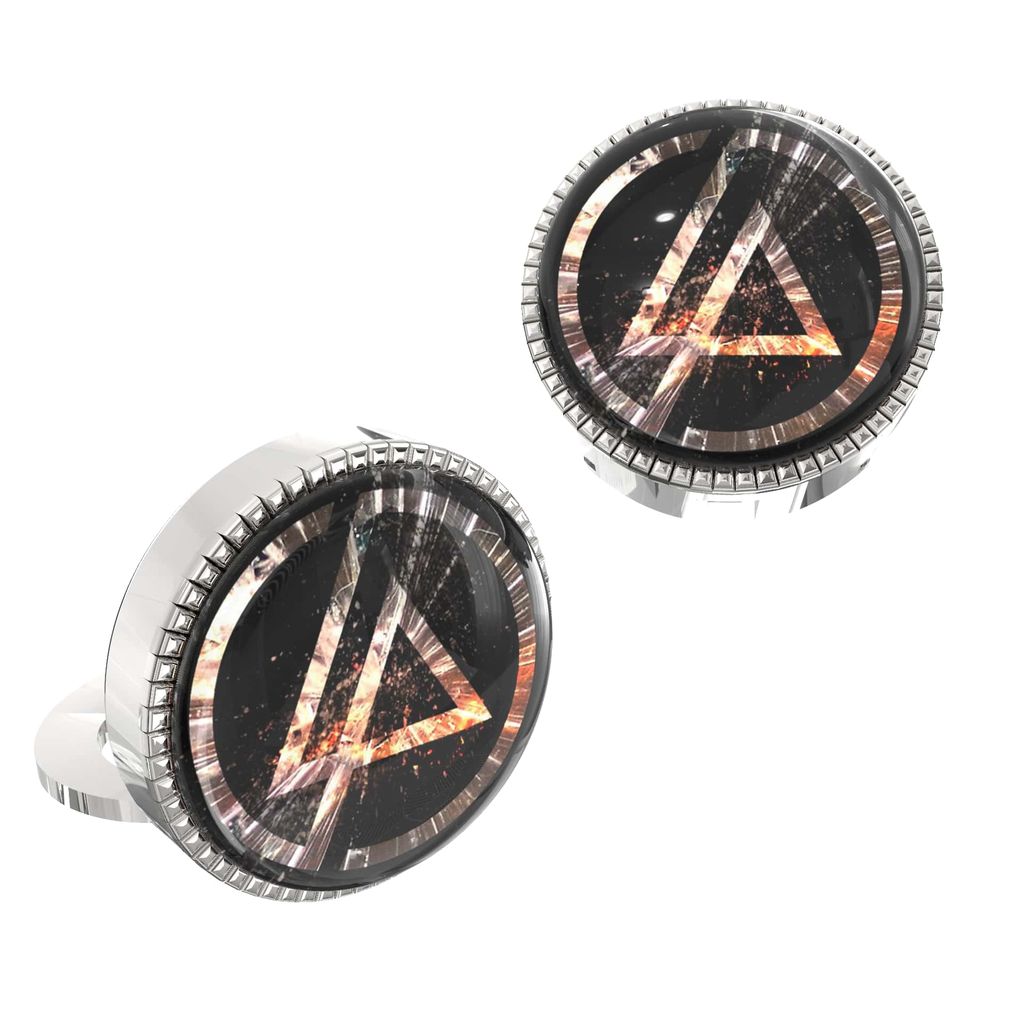 The Smart Buttons - Shirt Button Cover Cufflinks for Men - Linkin Park Style view 2