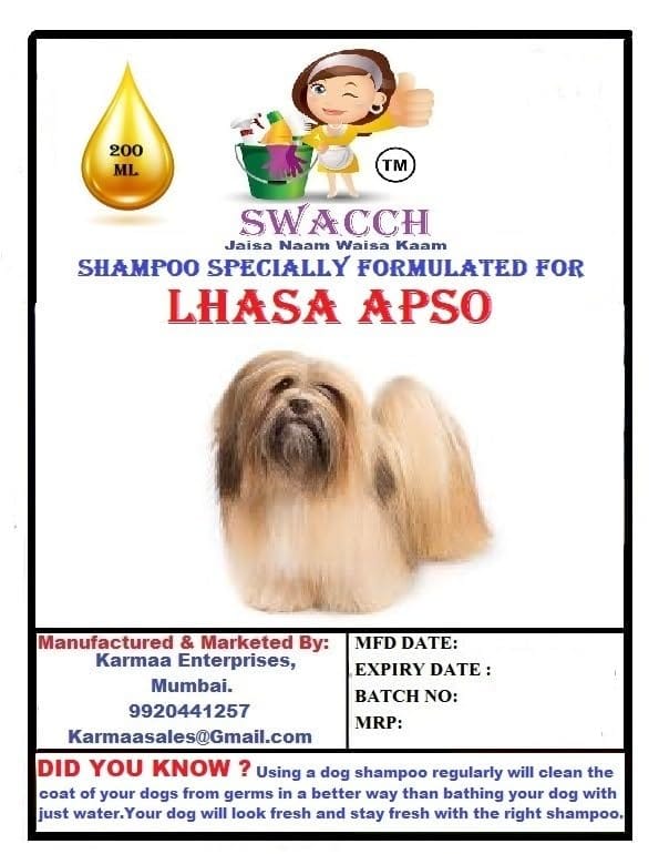 SWACCH Premium Shampoo for Lhasa APSO (200ML) (Pack of 3) Rose view 2