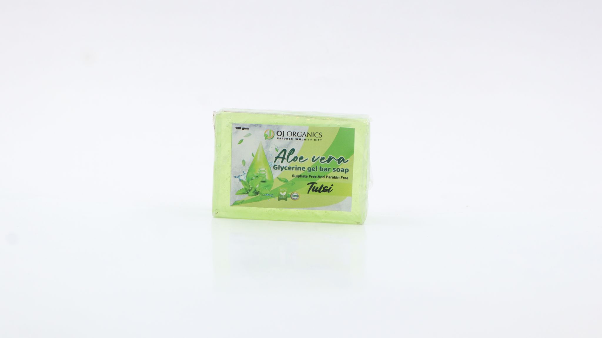 Aloevera Tulsi and Neem Soap | 100 gms view 2