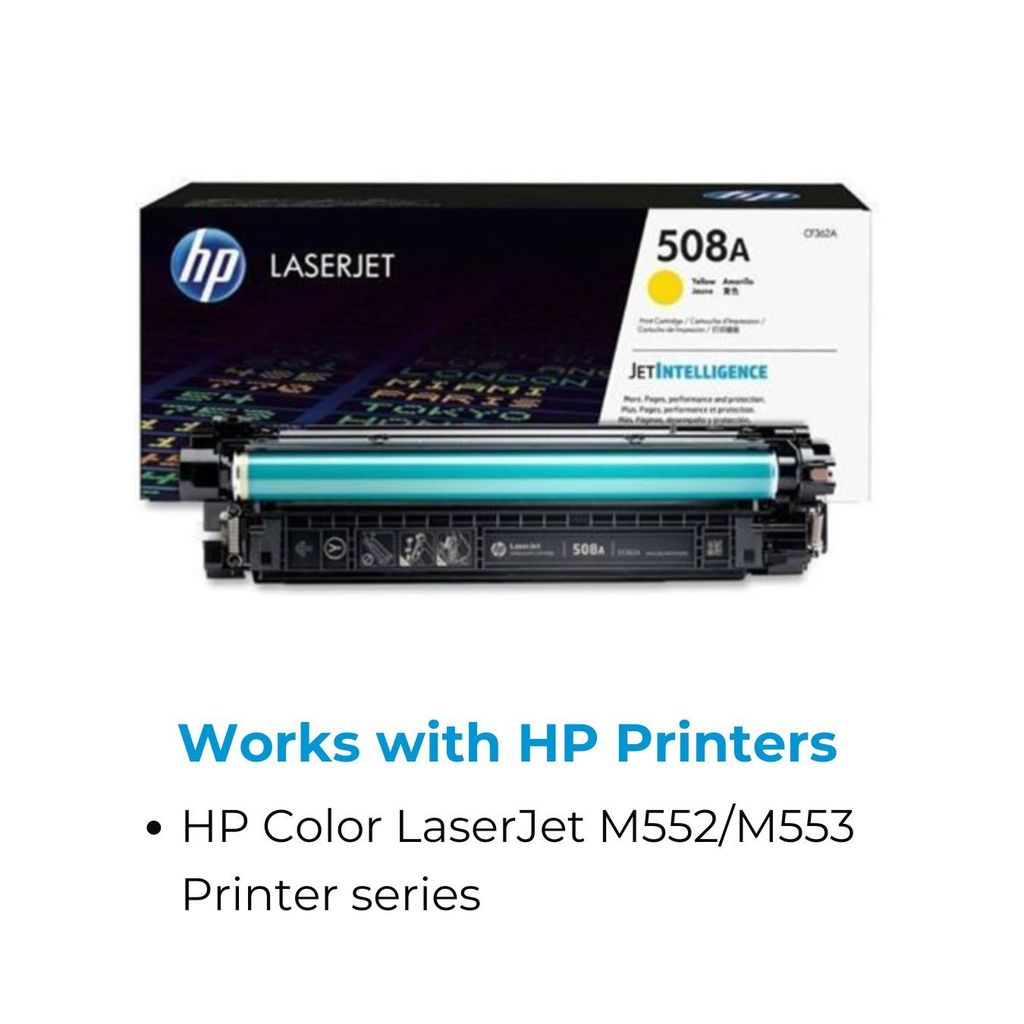 HP 508A Yellow Original LaserJet Toner Cartridge (CF362A) view 2