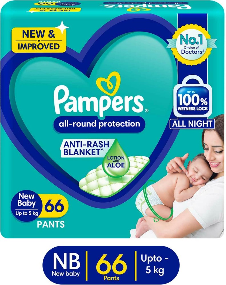 Pampers Dpr Ab Pants Nb Jumbo Pm (66 Pants)
