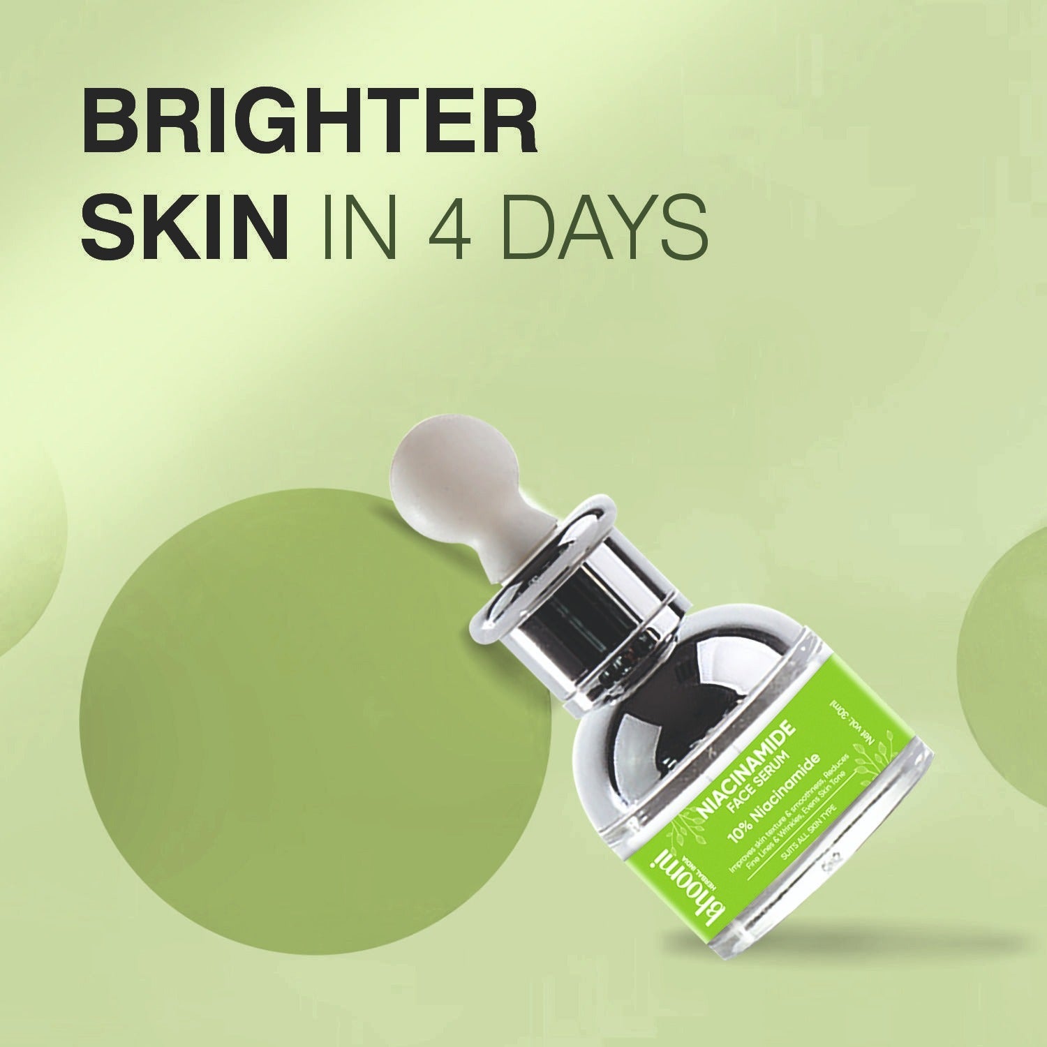 Bhoomi herbal India Niacinamide Face Serum 30 ml: 10% Niacinamide view 2