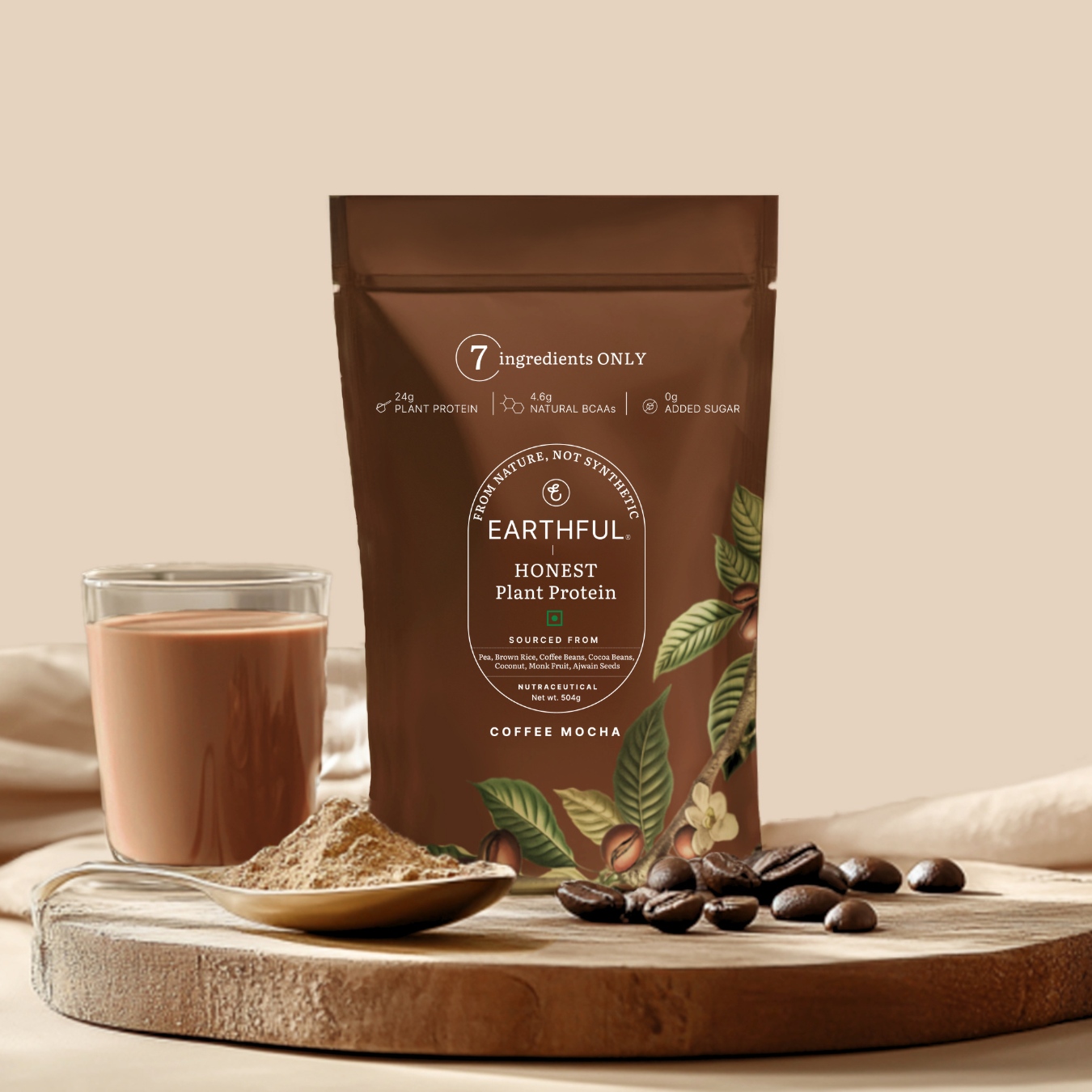 Earthful Honest Plant Protein-Coffee Mocha