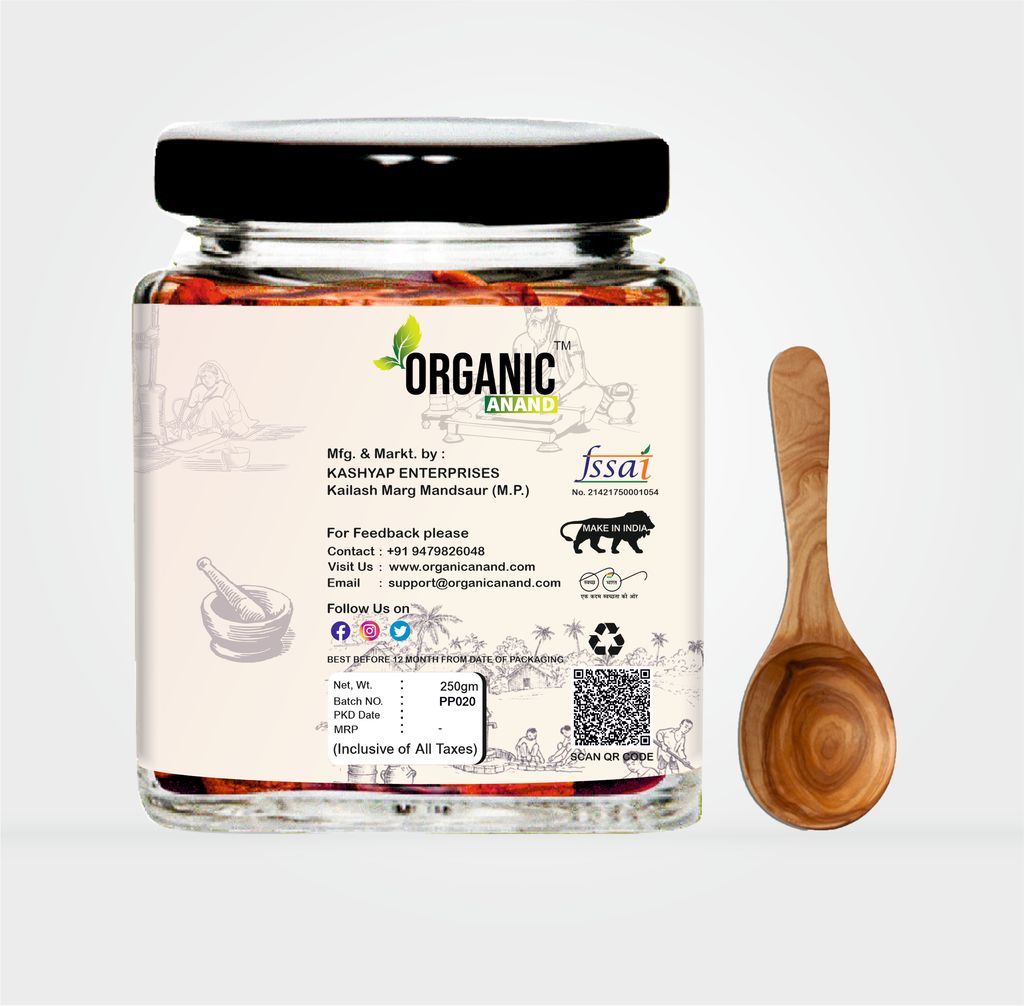 Organic Anand Natural Panchmel Pickle (Mixed Veg Aachar) Veg, Spicy, Tangy & Tasty Achaar (Beetroot, Mooli, Matar Gajar, Gobhi, Shalgam ka Achar) Homemade Aachar with Neemwood spoon (250gm-Pack of 1) view 2