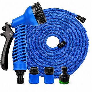 15 Meter Garden Magic Pipe With Sprayer Gun For Home Gardening Lawn Car Wash Floor Clean Flexible Plastic Hoses Pipe Magic Water Hose Garden Pipe (1Pcs) view 2