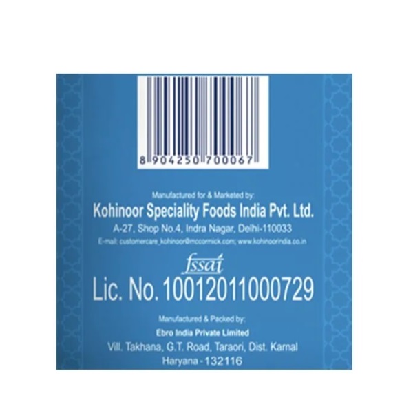 Kohinoor Charminar Rozana Basmati Rice 1 Kg view 2