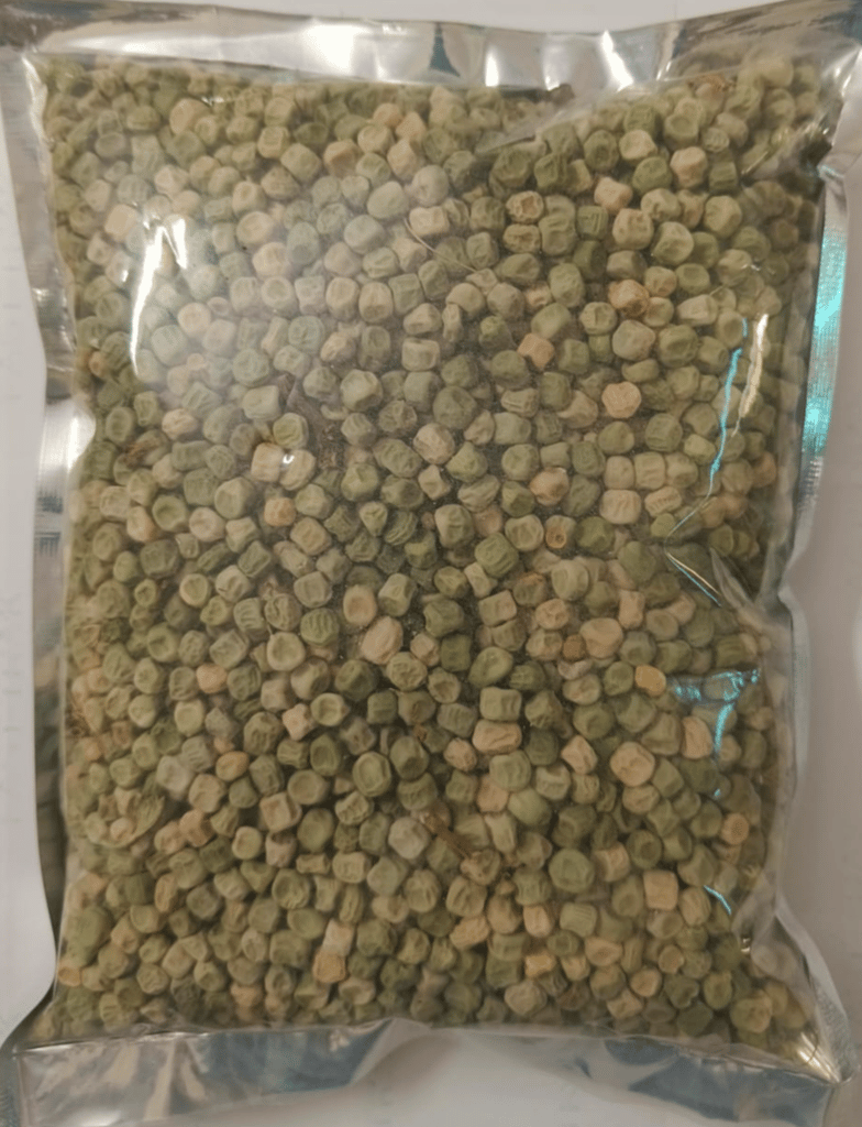 Behichak Dried Matar (Dried Green Peas) view 2