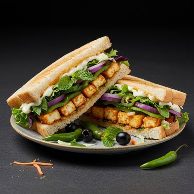 Paneer Salad Sandwich