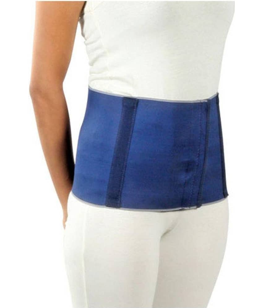 Medtrix Abdominal Belt Waist Support Back Support Blue -XL Abdominal Support XL